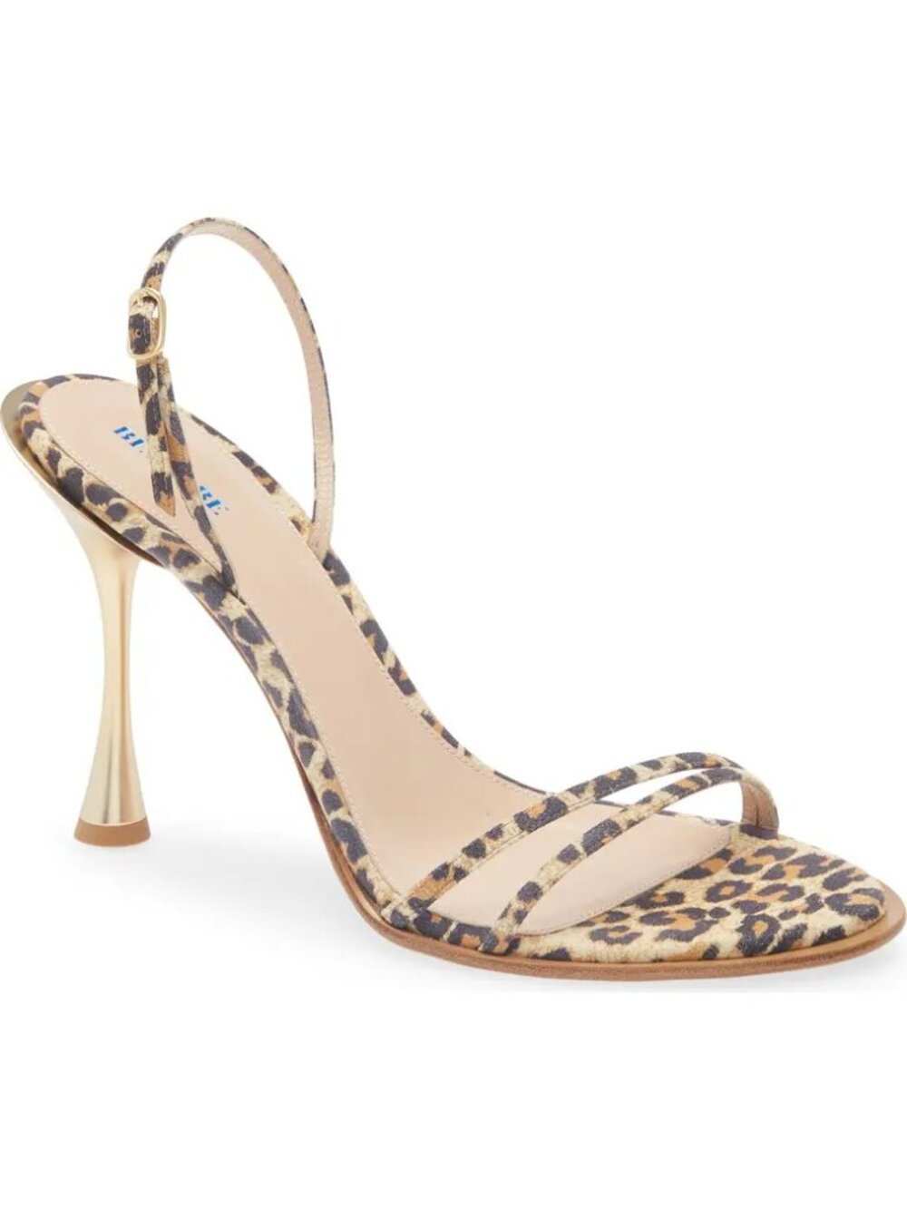 NEW BETZABE BETZÁBE Bianca Slingback Suede Leather Leopard Sandals Heels